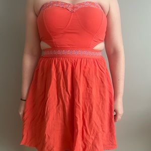 Roxy Strapless Dress NWT Large